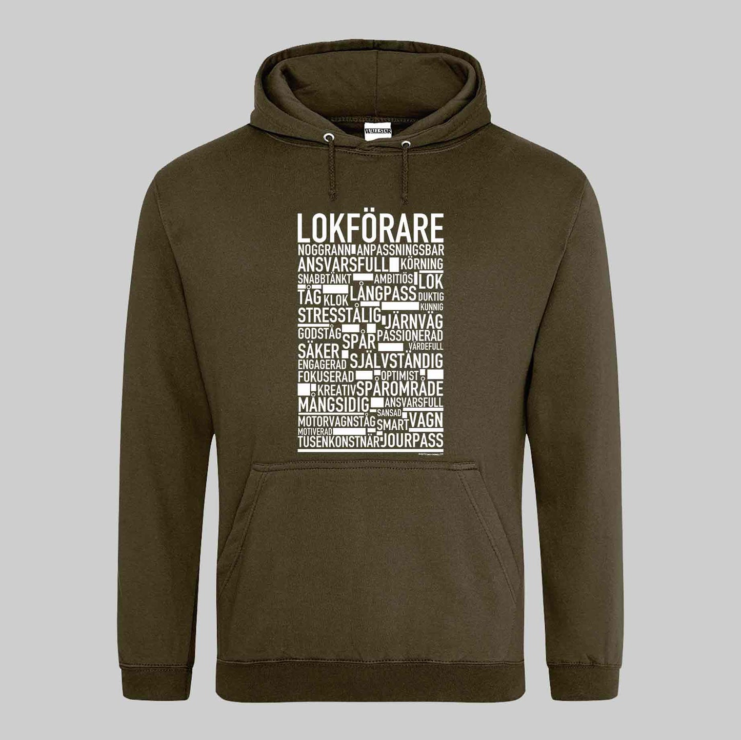 Lokförare Text Hoodie