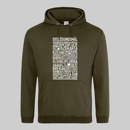 Oxelösundsmål Dialekt Text Hoodie
