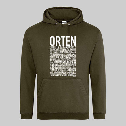 Orten Dialekt Text Hoodie