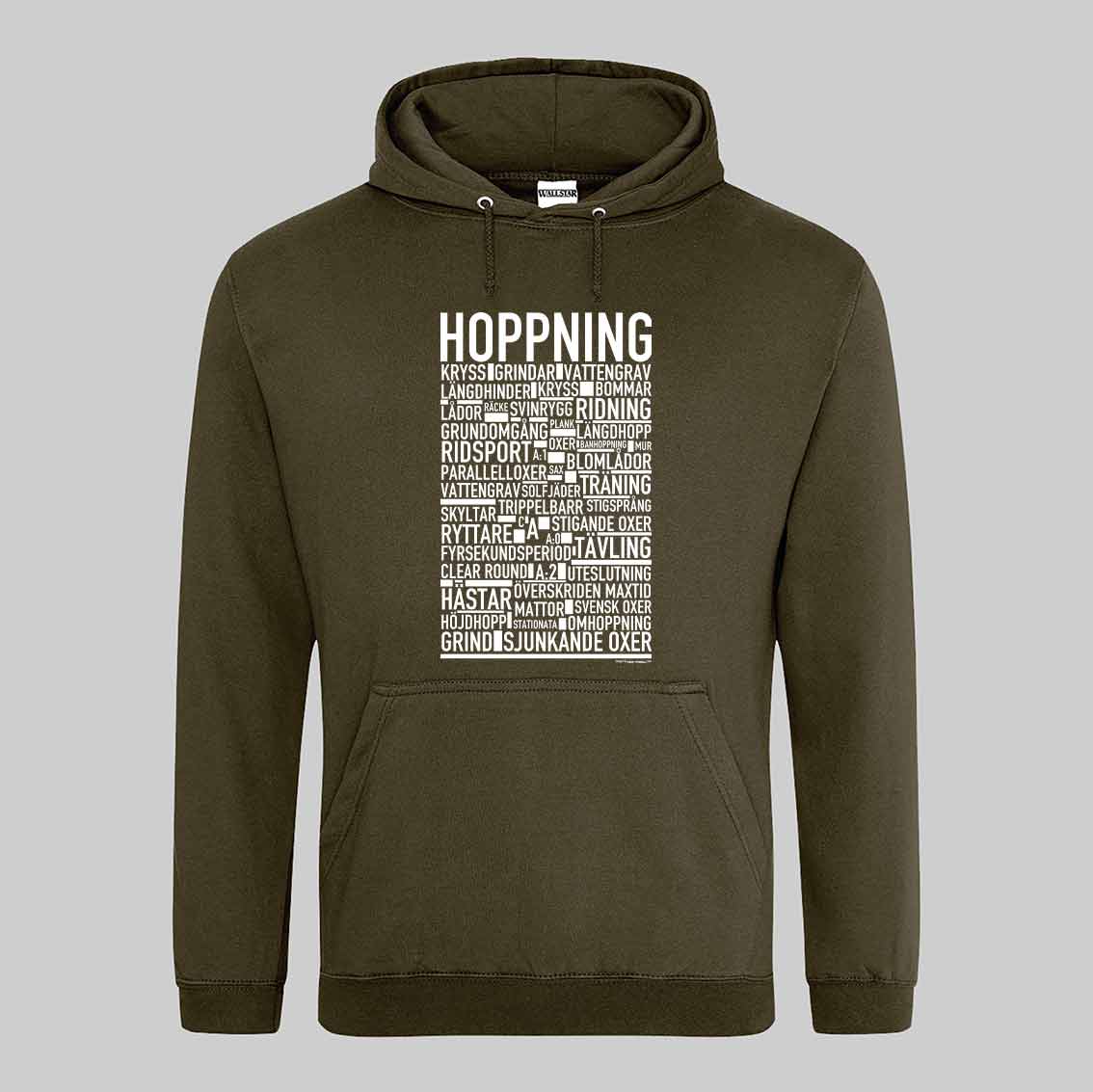 Hoppning Text Hoodie