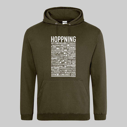 Hoppning Text Hoodie