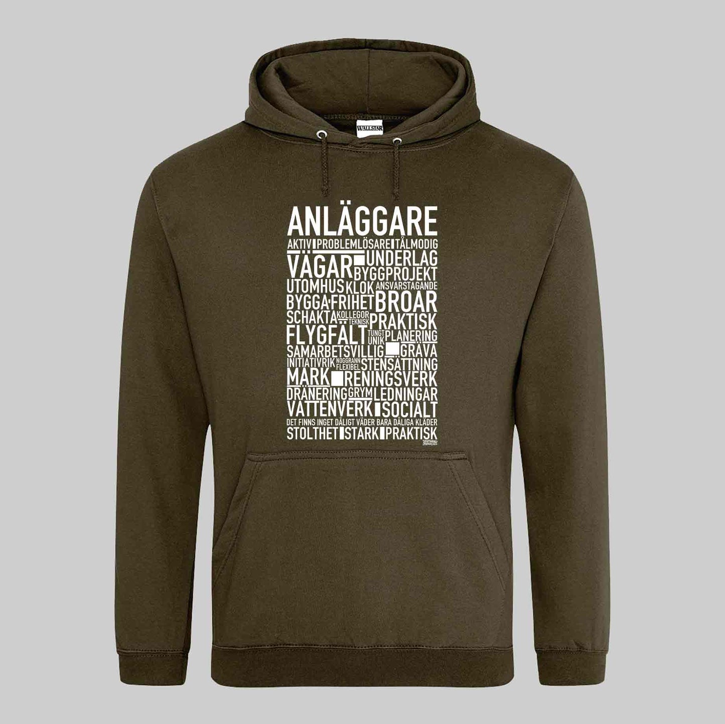 Anläggare Text Hoodie