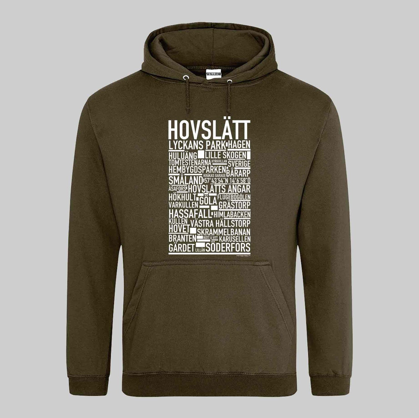 Hovslätt Text Hoodie