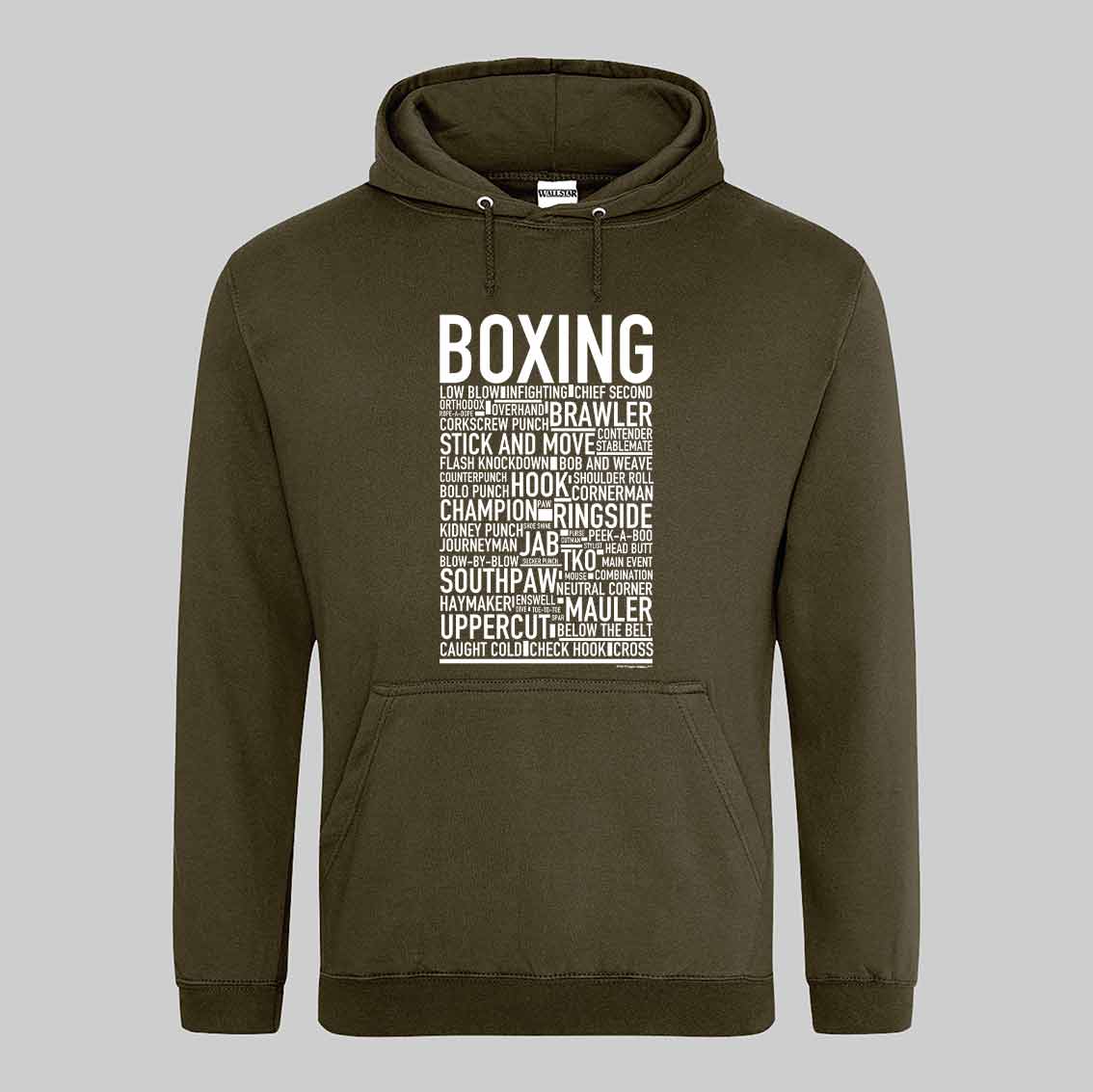 Boxing Text Hoodie