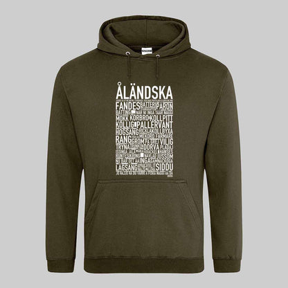 Åländska Dialekt Text Hoodie
