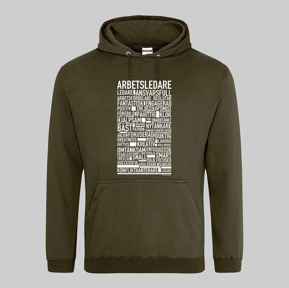 Arbetsledare Text Hoodie