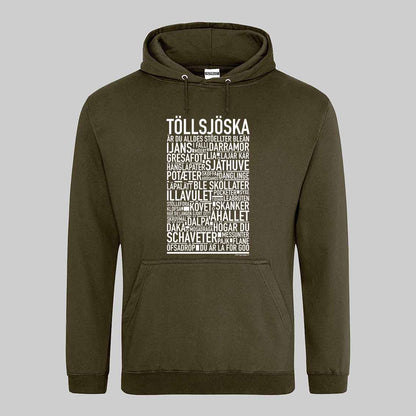 Töllsjöska Dialekt Text Hoodie