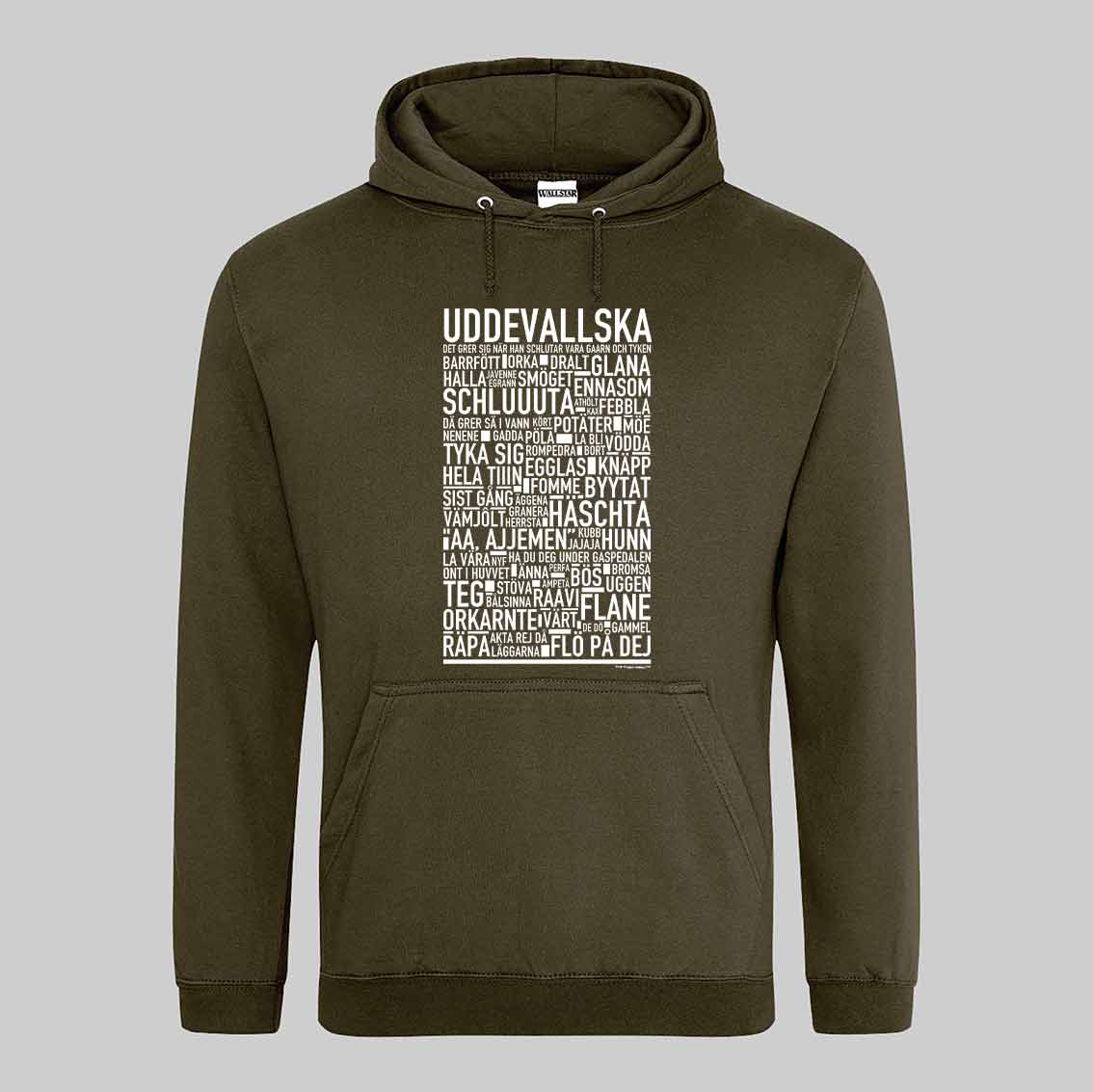 Uddevallska Dialekt Text Hoodie