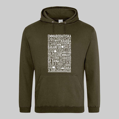 Emmabodaitiska Dialekt Text Hoodie