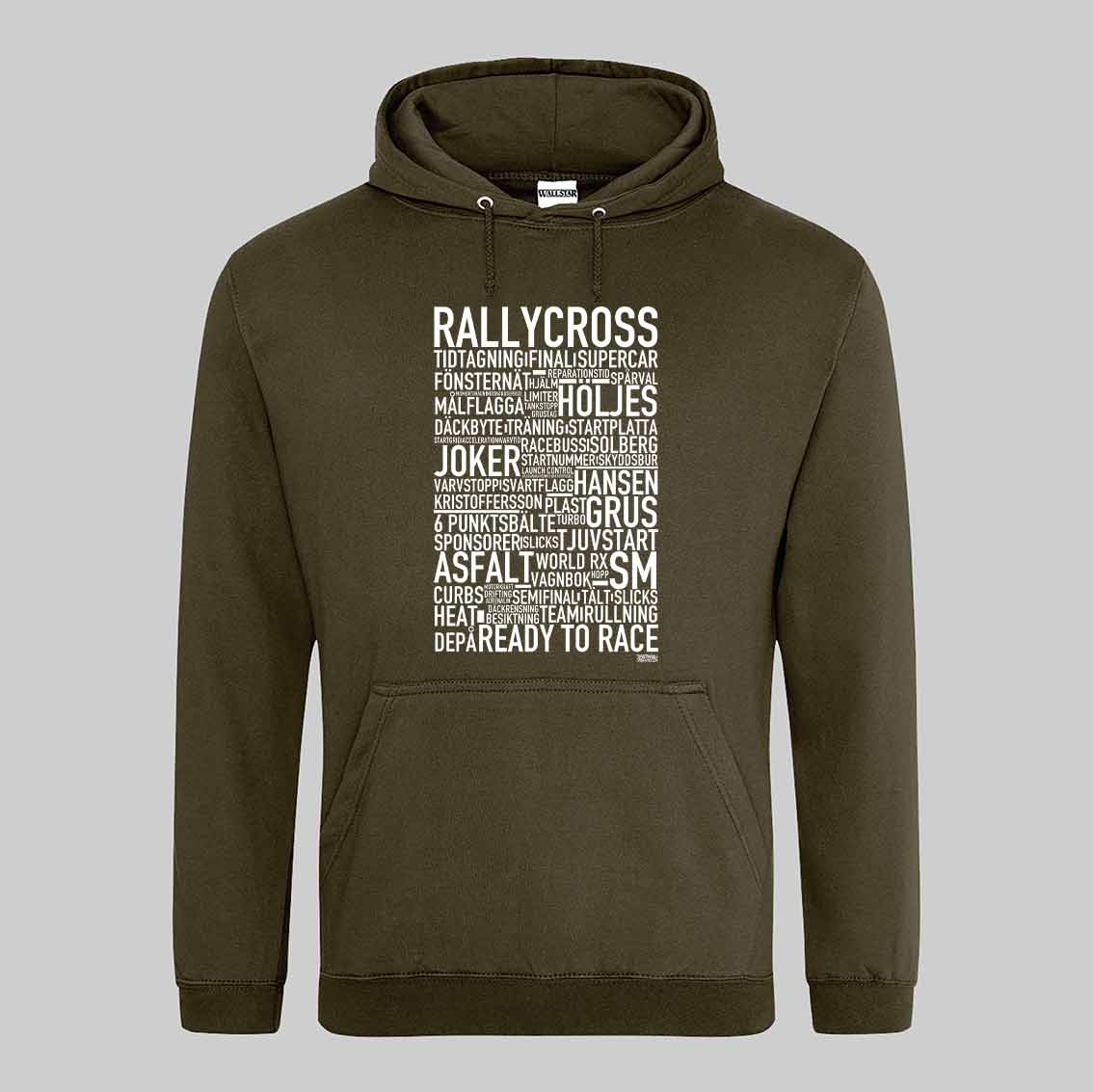 Rallycross Text Hoodie
