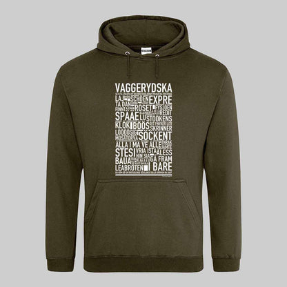 Vaggerydska Dialekt Text Hoodie