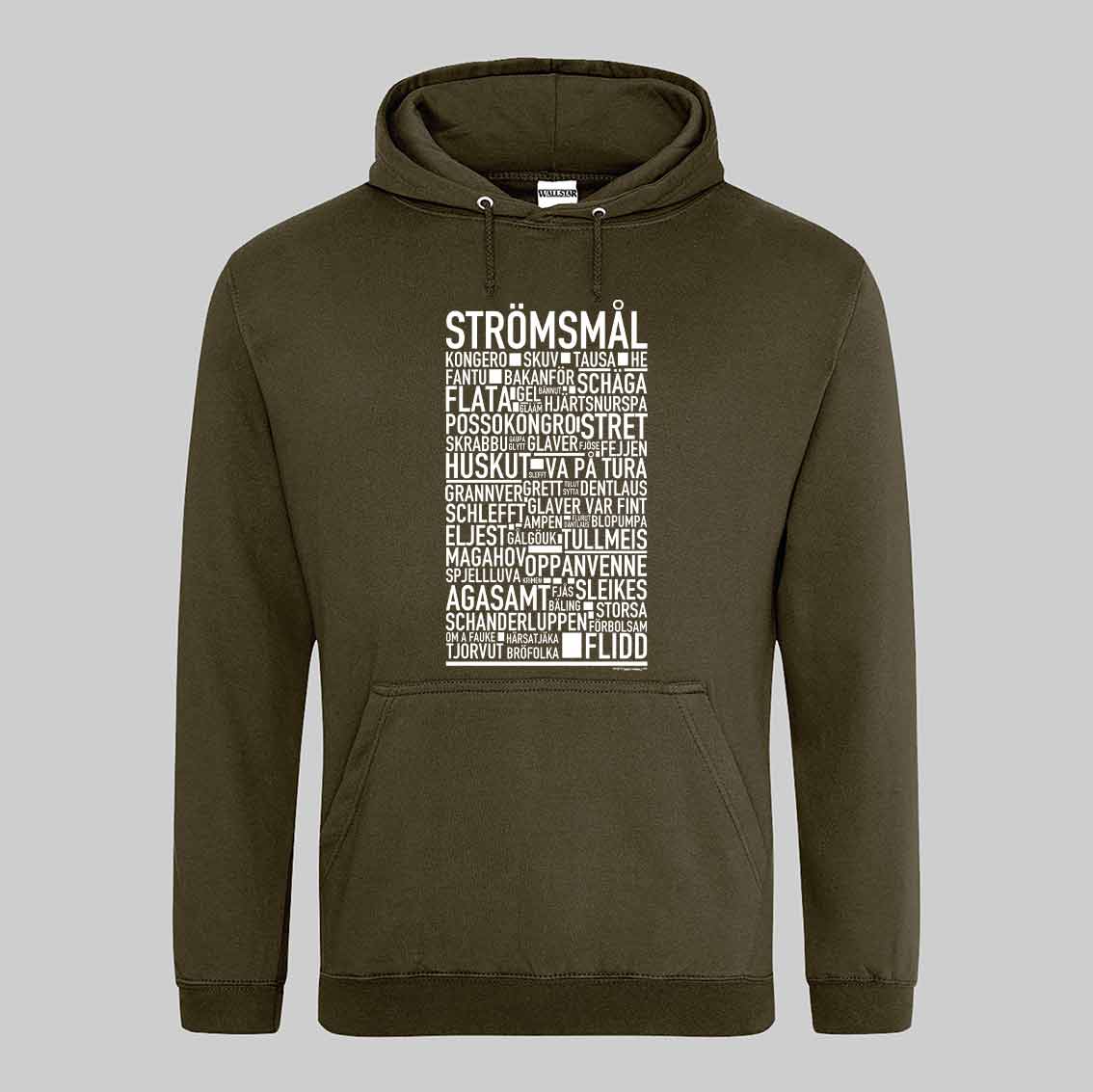 Strömsmål Dialekt Text Hoodie
