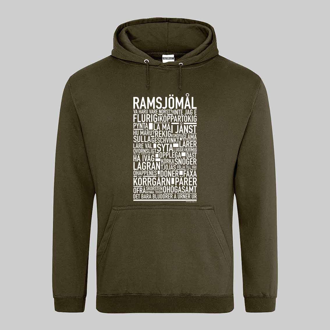 Ramsjömål Dialekt Text Hoodie