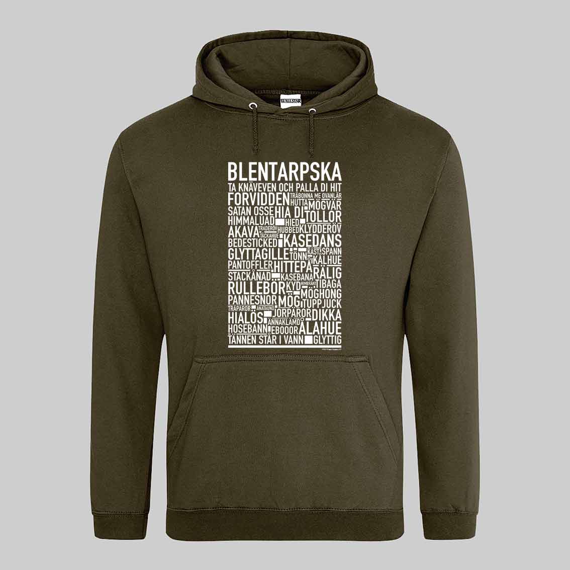 Blentarpska Dialekt Text Hoodie