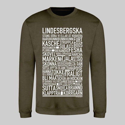 Lindesbergska Dialekt Text Sweatshirt