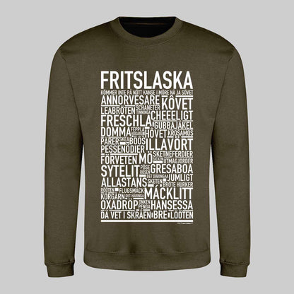 Fritslaska Dialekt Text Sweatshirt