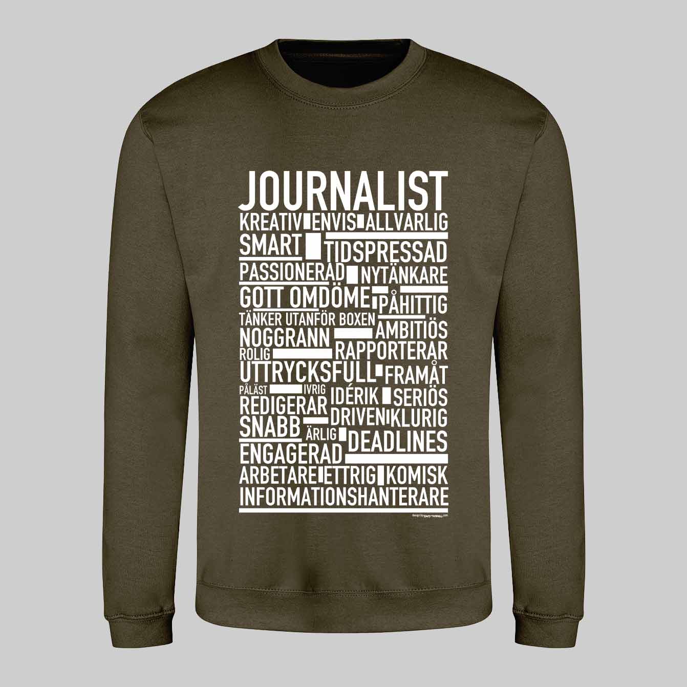 Journalist Text Sweatshirt
