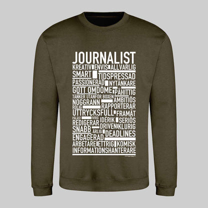 Journalist Text Sweatshirt