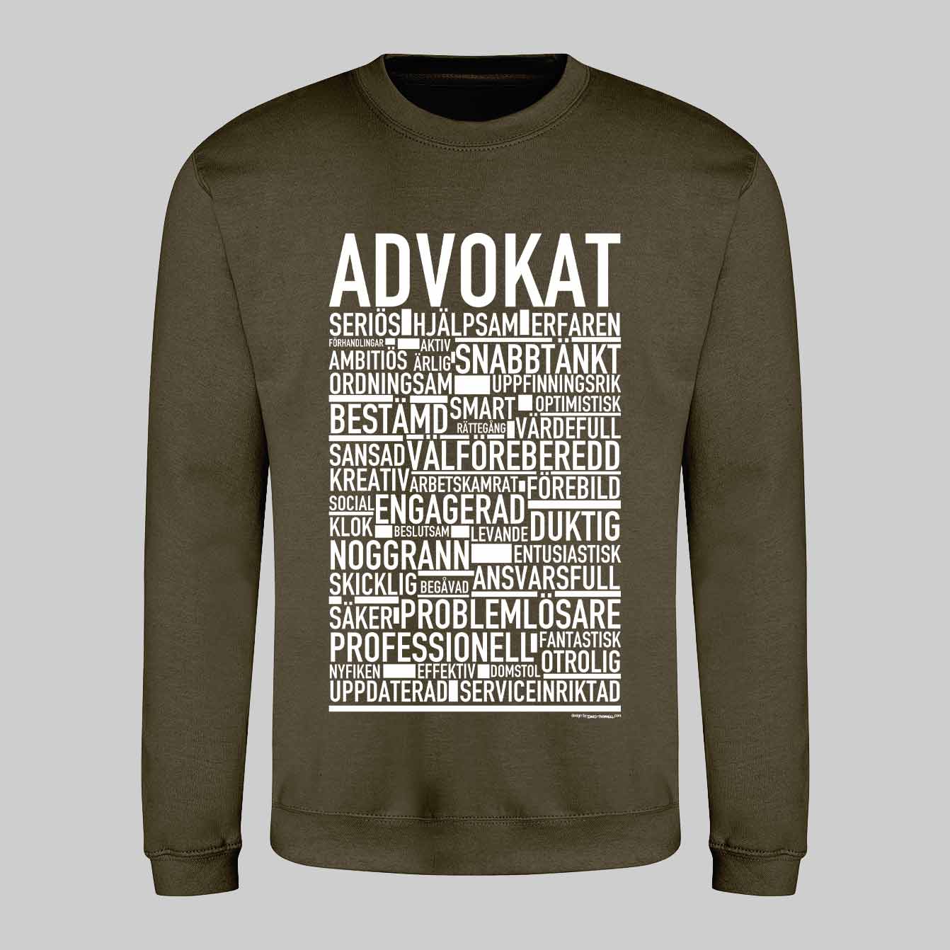 Advokat Text Sweatshirt