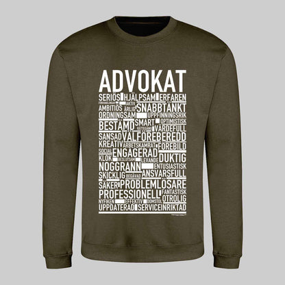 Advokat Text Sweatshirt