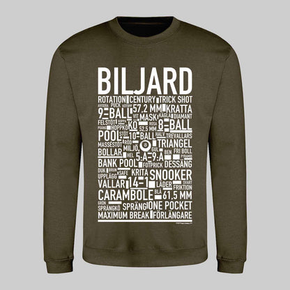 Biljard Text Sweatshirt