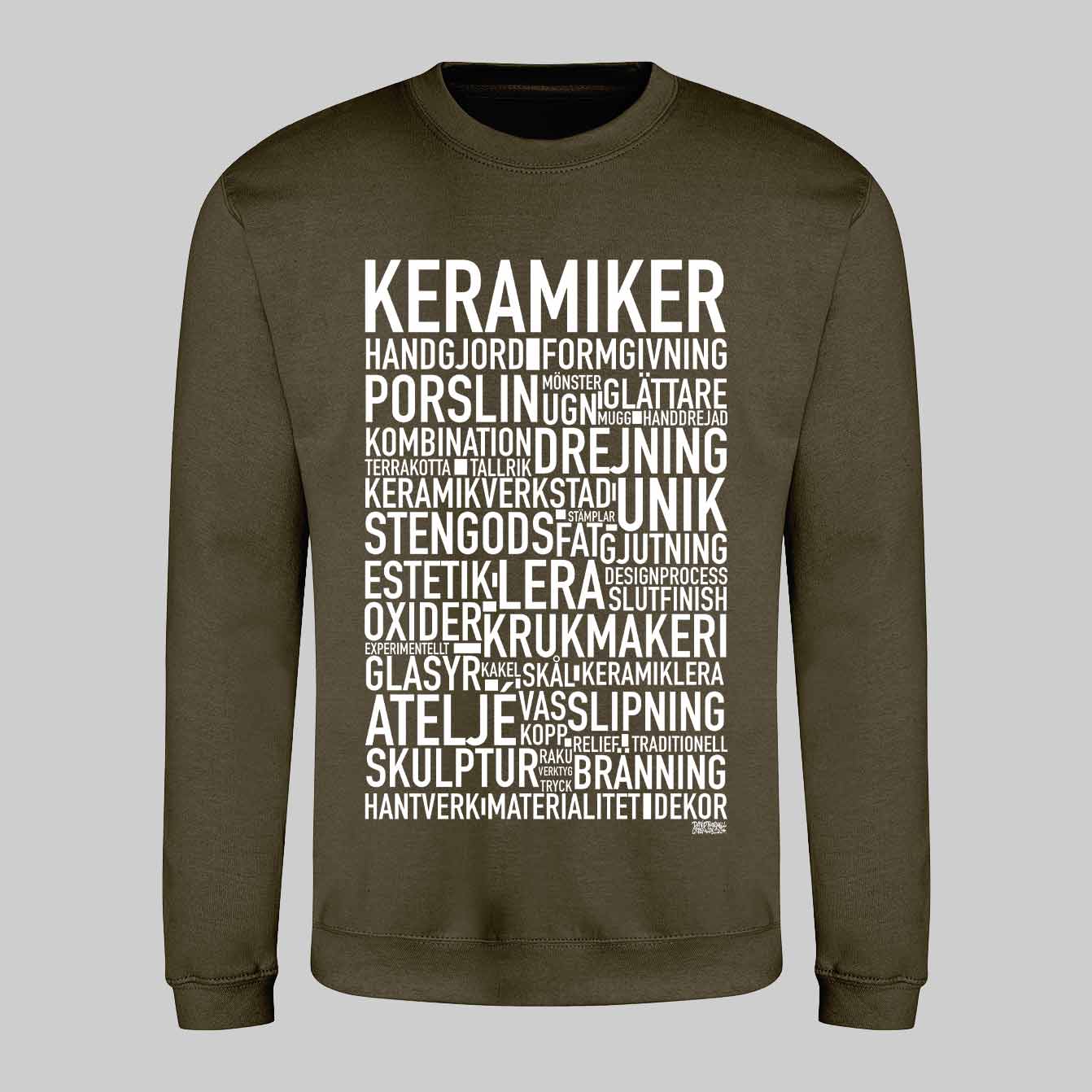 Keramiker Text Sweatshirt