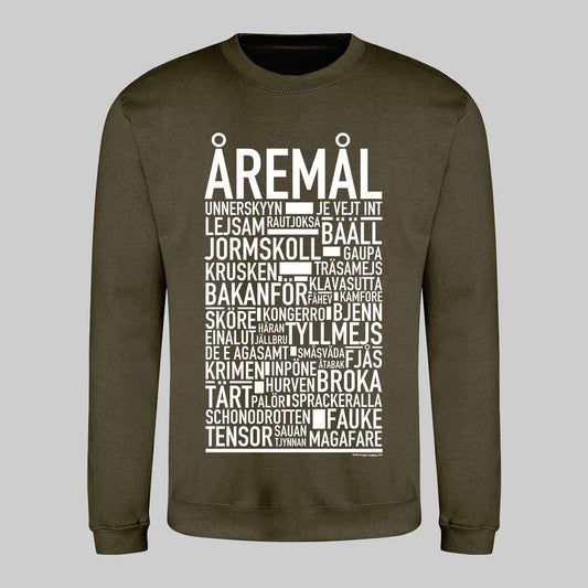 Åremål Dialekt Text Sweatshirt