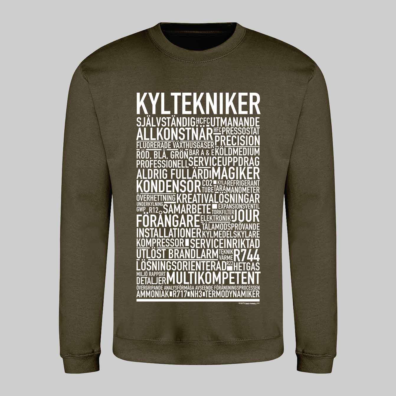 Kyltekniker Text Sweatshirt