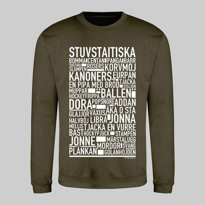 Stuvstaitiska Dialekt Text Sweatshirt