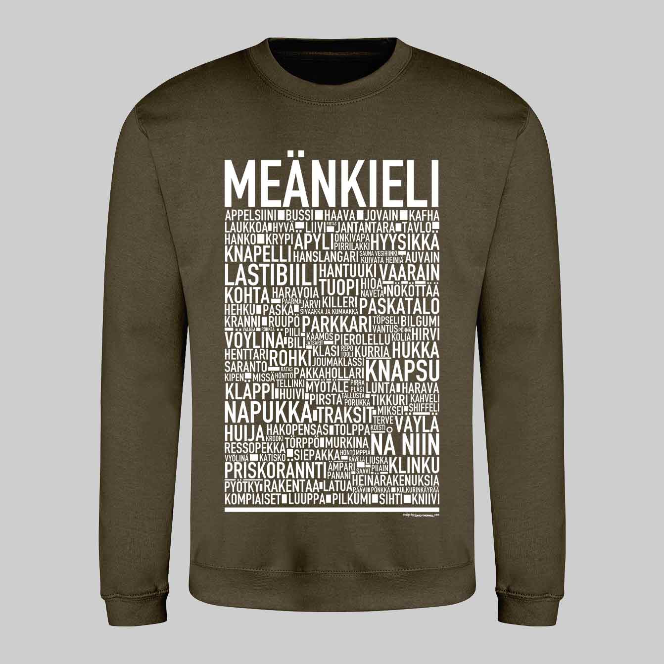 Meänkieli Dialekt Text Sweatshirt