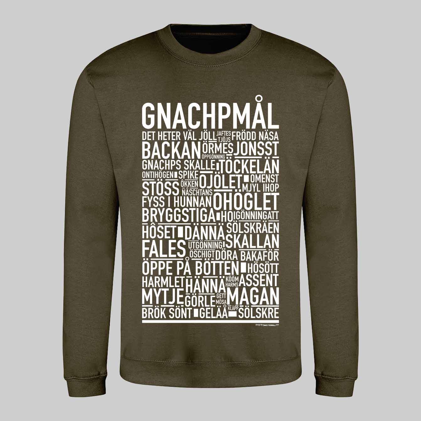 Gnachpmål Dialekt Text Sweatshirt