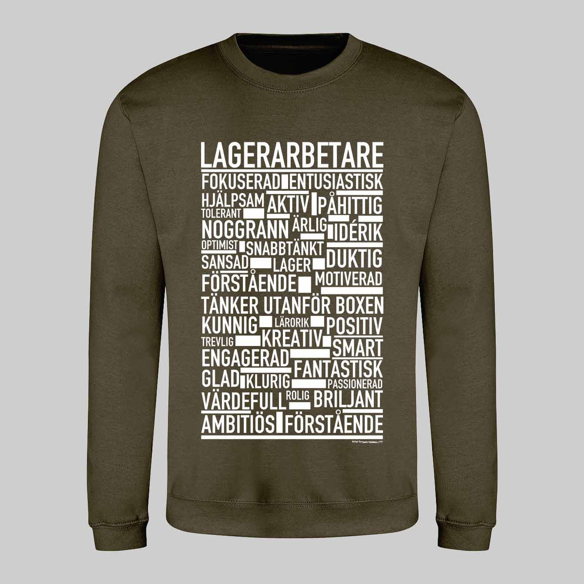 Lagerarbetare Text Sweatshirt