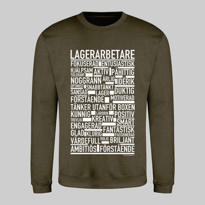 Lagerarbetare Text Sweatshirt