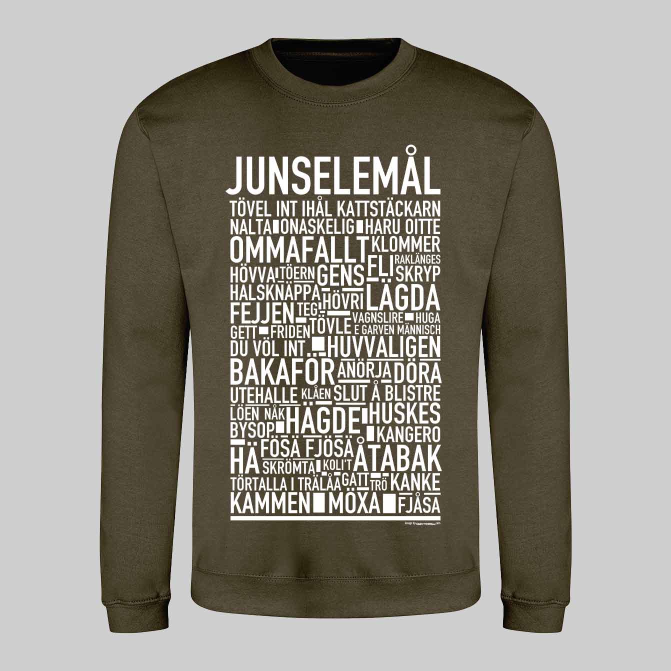 Junselemål Dialekt Text Sweatshirt
