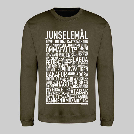 Junselemål Dialekt Text Sweatshirt