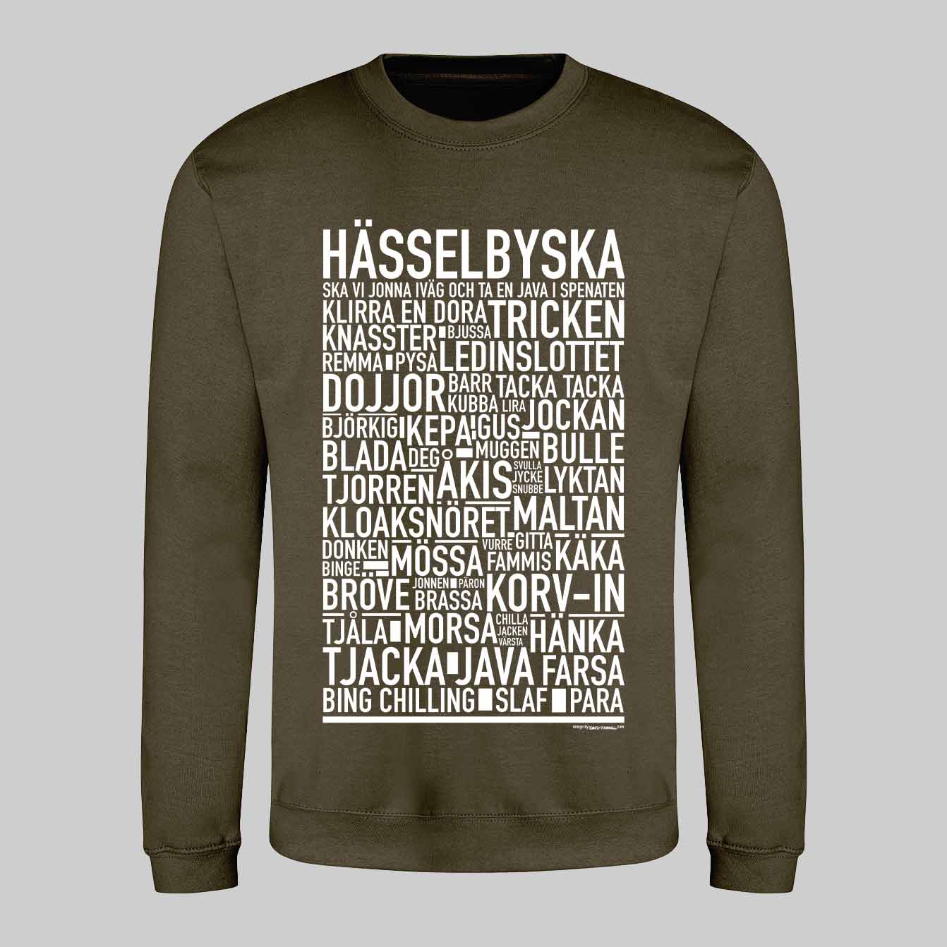 Hässelbyska Dialekt Text Sweatshirt