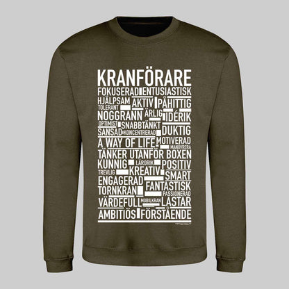 Kranförare Text Sweatshirt