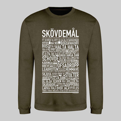Skövdemål Dialekt Text Sweatshirt