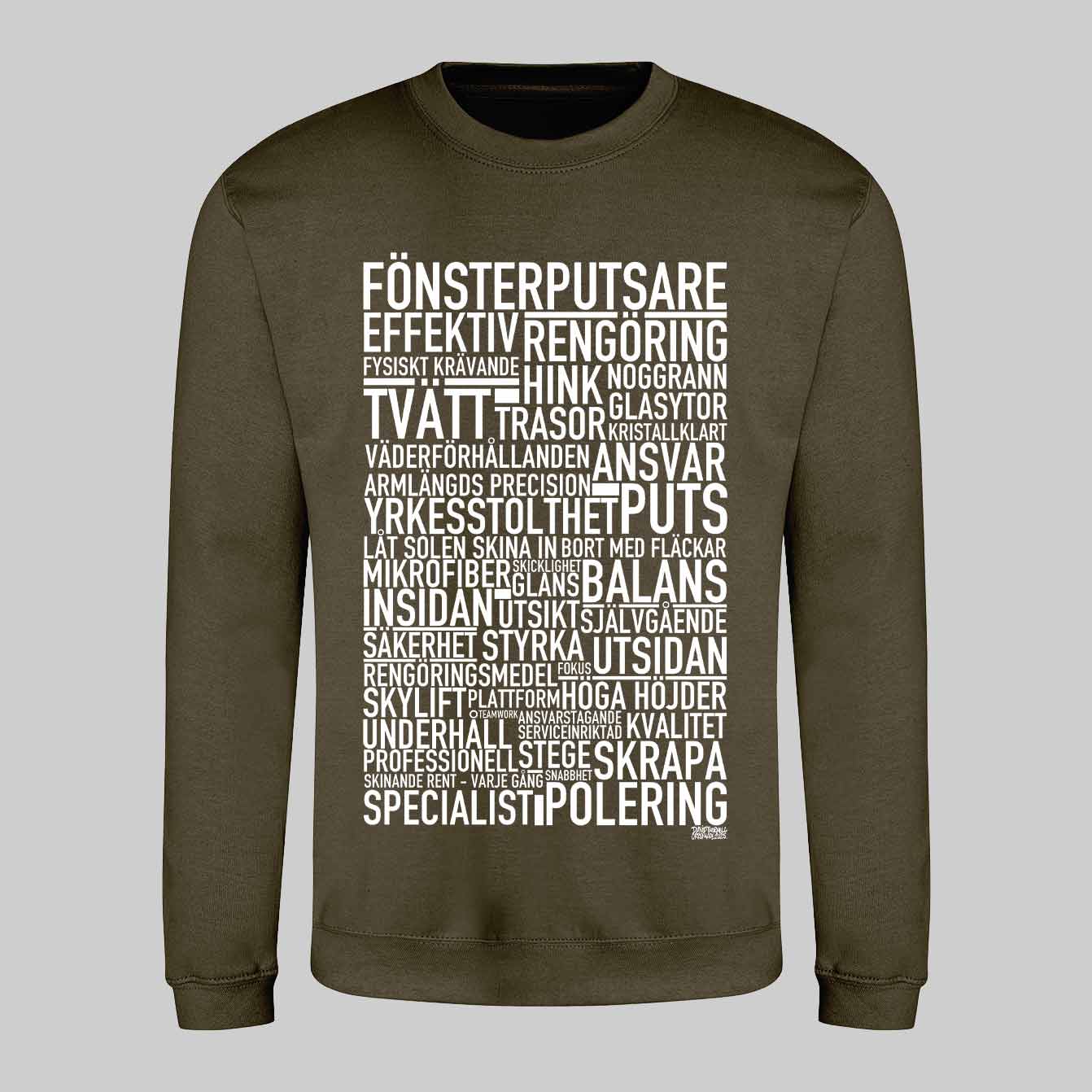 Fönsterputsare Text Sweatshirt