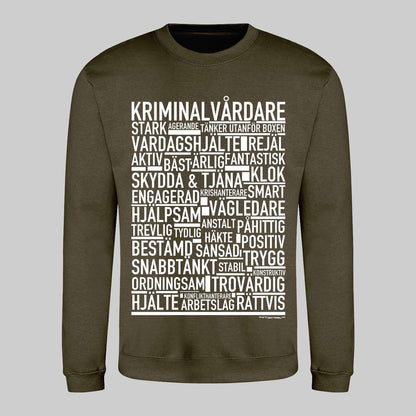 Kriminalvårdare Text Sweatshirt