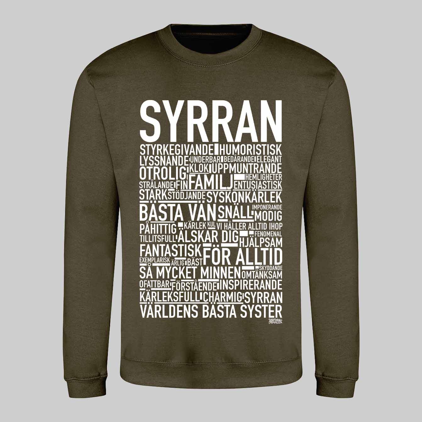 Syrran 2024 Text Sweatshirt