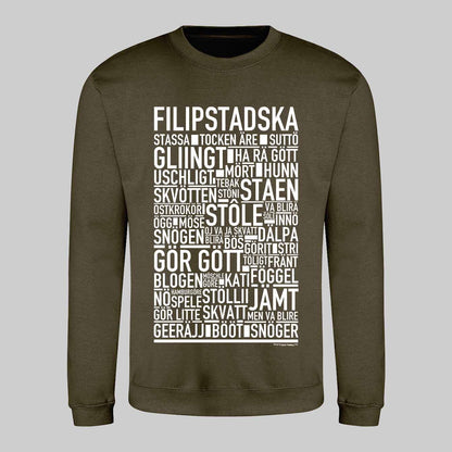 Filipsstadska Dialekt Text Sweatshirt