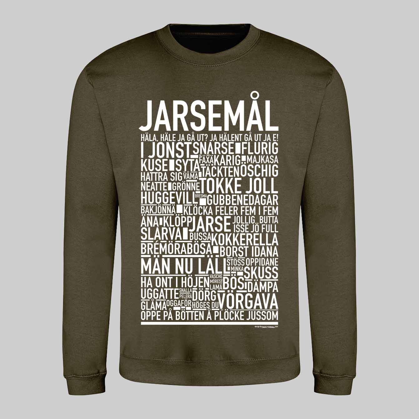 Jarsemål Dialekt Text Sweatshirt