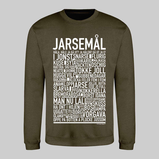 Jarsemål Dialekt Text Sweatshirt