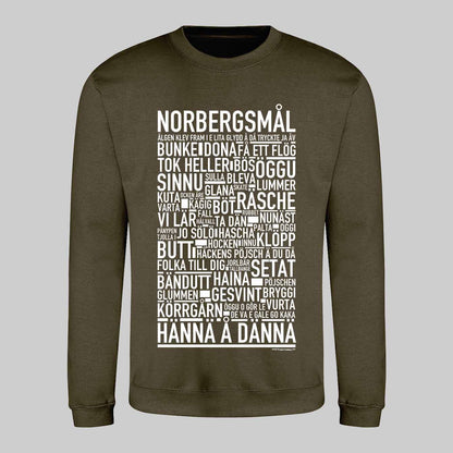 Norbergsmål Dialekt Text Sweatshirt