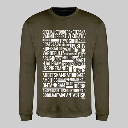 Specialistundersköterska Text Sweatshirt