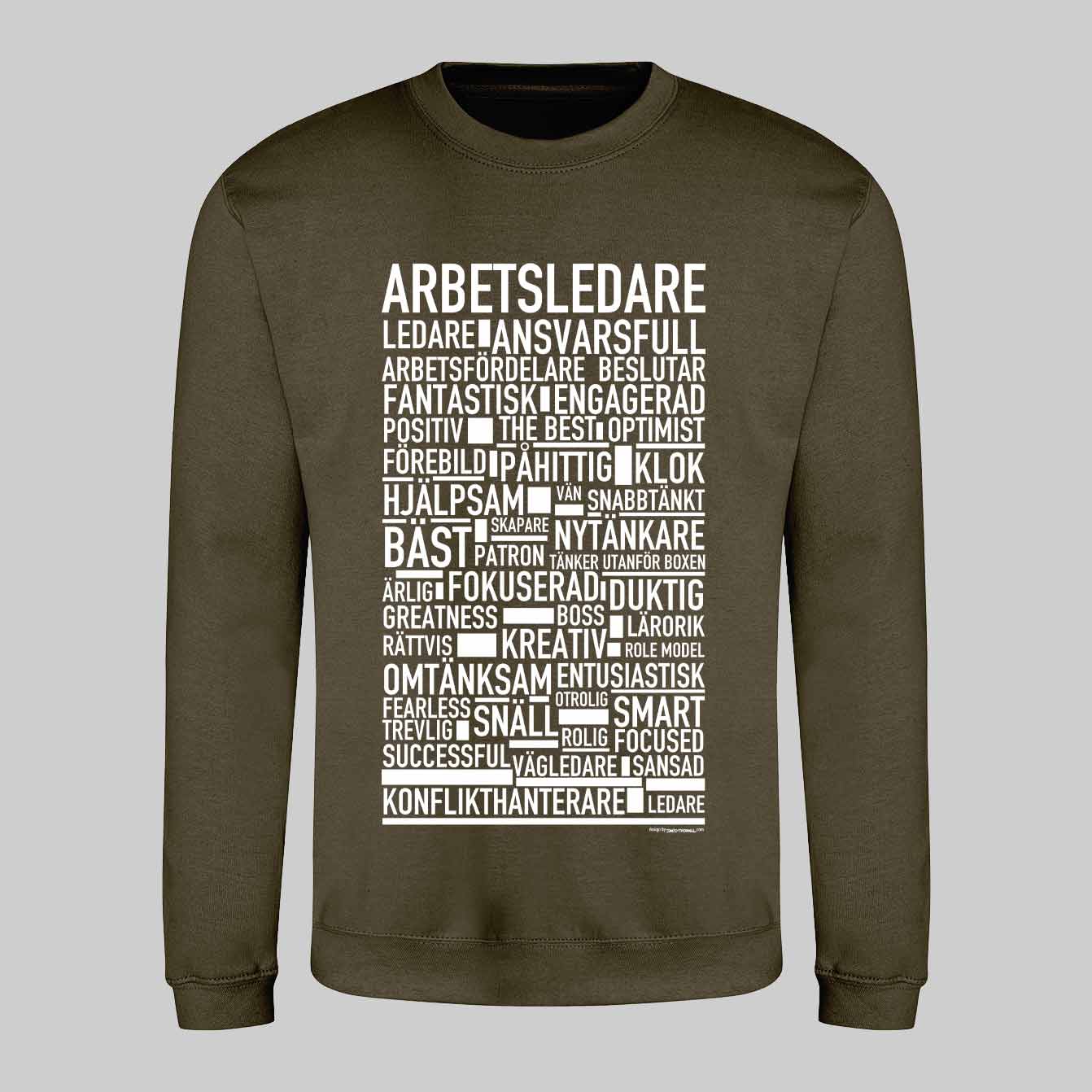 Arbetsledare Text Sweatshirt