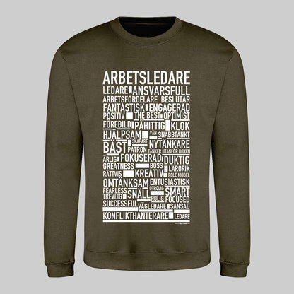 Arbetsledare Text Sweatshirt