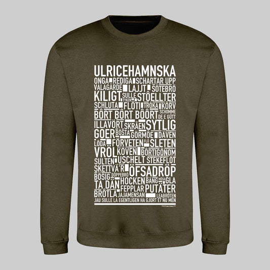 Ulricehamnska Dialekt Text Sweatshirt