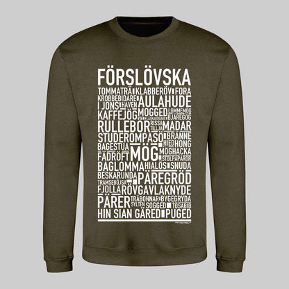 Förslövska Dialekt Text Sweatshirt